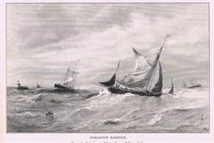 Puerto de Gorleston, de The Magazine of Art 1893, Cassell and Company de Edwin Hayes