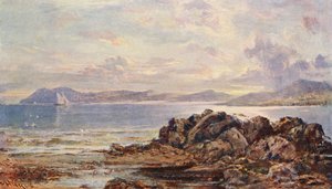 Summer Weather in Dublin Bay (litografía en color) de Edwin Hayes