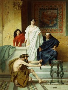Preparándose para un sacrificio de Edwin Howland Blashfield