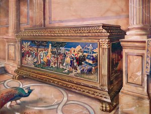 Cofre de matrimonio o Cassone. Italiano de Edwin John Foley