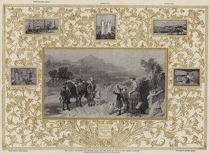 Su Majestad la Reina, la Princesa Real y el Príncipe de Gales en Loch Laggan, Escocia de Edwin Landseer