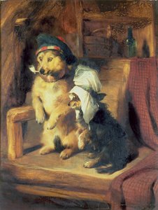 Pequeños paseantes, 1836 de Edwin Landseer