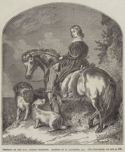 Retrato del Honorable Ashley Ponsonby de Edwin Landseer