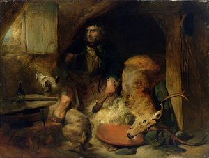El salvaje, c.1838 de Edwin Landseer