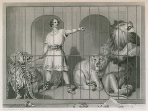 Van Amburgh y los leones de Edwin Landseer