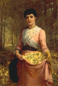 Las Hijas de Nuestro Imperio. Inglaterra: The Primrose de Edwin Long