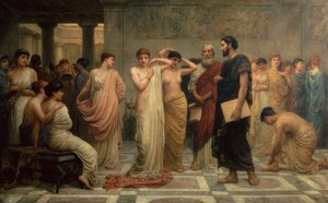 En busca de la belleza (óleo sobre lienzo) de Edwin Longsden Long