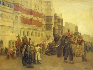 Un día de fiesta en Bekanir-Beloochistán, Bekanir de Edwin Lord Weeks