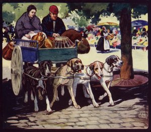 Un Carro de Perros Francés