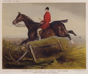El Capitán Percy Williams en un Cazador Irlandés Favorito de Edwin Noble