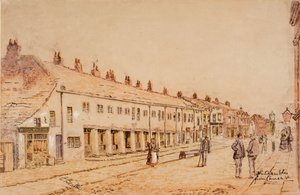 The Shambles, from Church Street, c.1891-1917 (acuarela sobre papel) de Edwin Robert Beattie