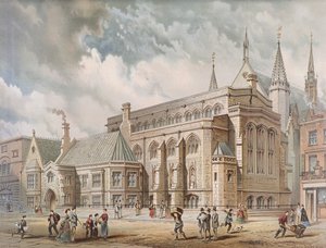 Biblioteca Guildhall, Londres, 1872 de Edwin Thomas Dolby