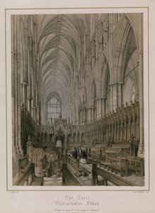 El Coro, Abadía de Westminster, Londres de Edwin Thomas Dolby