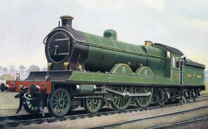 Bajo la sombra de York Minster: Un complejo del noreste. Locomotora de vapor de los Ferrocarriles de Londres y del Noreste Clase C8 731 de Edwin Thomas Rudd