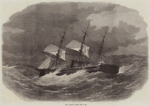 HMS Captain, recientemente perdido en el mar de Edwin Weedon