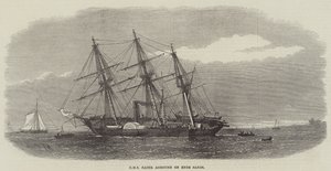 HMS Racer encallado en Ryde Sands de Edwin Weedon
