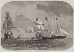 Su Majestad saliendo de Cherburgo de Edwin Weedon