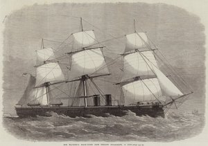La fragata de hierro con carcasa de madera de Su Majestad Inconstant, 16 cañones