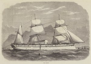 India y el Príncipe de Gales, HMS Serapis
