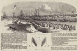 Inauguración del nuevo muelle de West Hartlepool