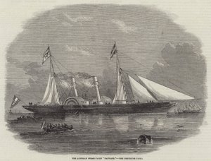 El yate de vapor austriaco Fantasie