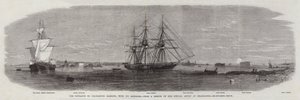 La entrada al puerto de Charleston, con sus defensas