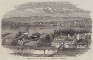 La ciudad y la bahía de Castellammare, cerca de Nápoles de Edwin Weedon
