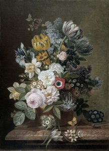Naturaleza muerta con flores de Eelke Jelles Eelkema