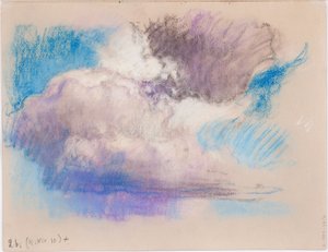 Wolken, Seite aus Järnefelts Skizzenbuch