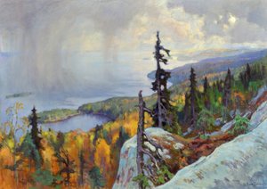 Paisaje Maisema Kolilta, 1930 de Eero Järnefelt