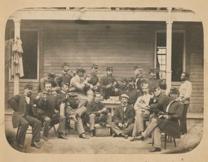 Oficiales del 7º Regimiento de Nueva York de Egbert Guy Fowx