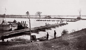 Puente de pontones, 1861-65 de Egbert Guy Fowx