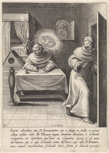 Tomás de Aquino y Buenaventura La vida de Santo Tomás de Aquino (título de la serie) de Egbert van Panderen