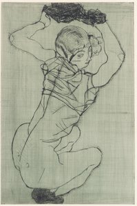 Agachado de Egon Schiele