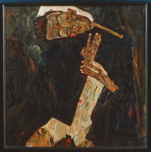 El poeta (óleo sobre lienzo) de Egon Schiele