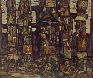 Oración en el bosque, 1915 de Egon Schiele