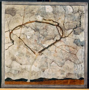 Árbol de otoño en movimiento, Árbol de otoño en ... de Egon Schiele