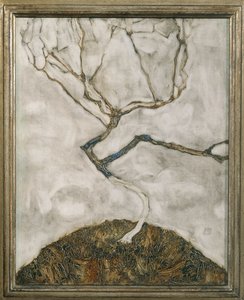 Pequeño árbol a finales de otoño ... de Egon Schiele