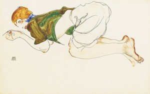 Mujer arrodillada, 1912