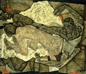 Amantes de Egon Schiele