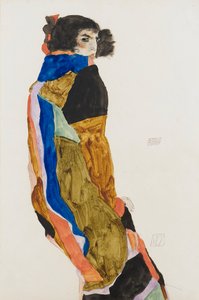Moa. Obra de Egon Schiele (1890-1918), acuarela y gouache sobre papel de Egon Schiele