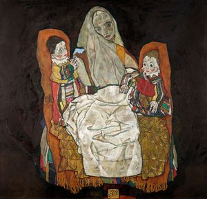 Madre con Dos Niños III, 1915-1917 de Egon Schiele