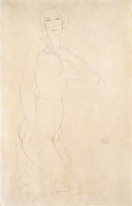 Chica Desnuda, 1912 de Egon Schiele