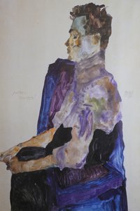 Retrato de Anton Peschka, 1911 de Egon Schiele