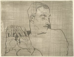 Retrato de Arthur Roessler, 1914