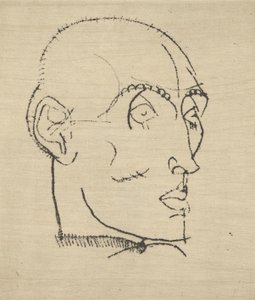 Retrato de un hombre, 1914 de Egon Schiele