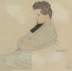 Retrato del compositor Arthur Löwenstein, 1909 de Egon Schiele