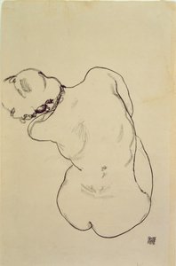 Desnudo reclinado - Vista trasera, 1918