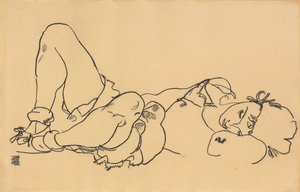 Mujer reclinada, 1918