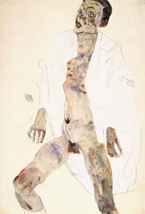 Hombre de pie de Egon Schiele
